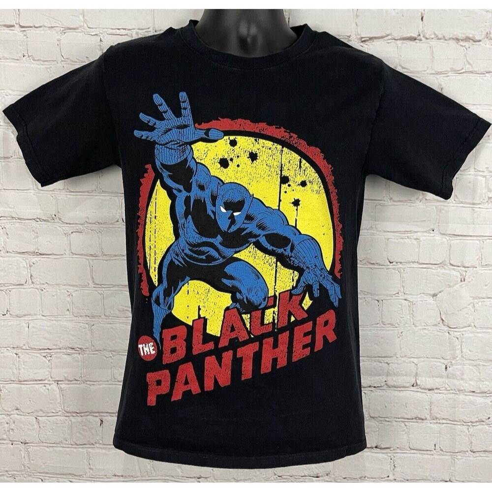 Marvel Universe "The Black Panther" T-Shirt RN#86947 Men's Size Small